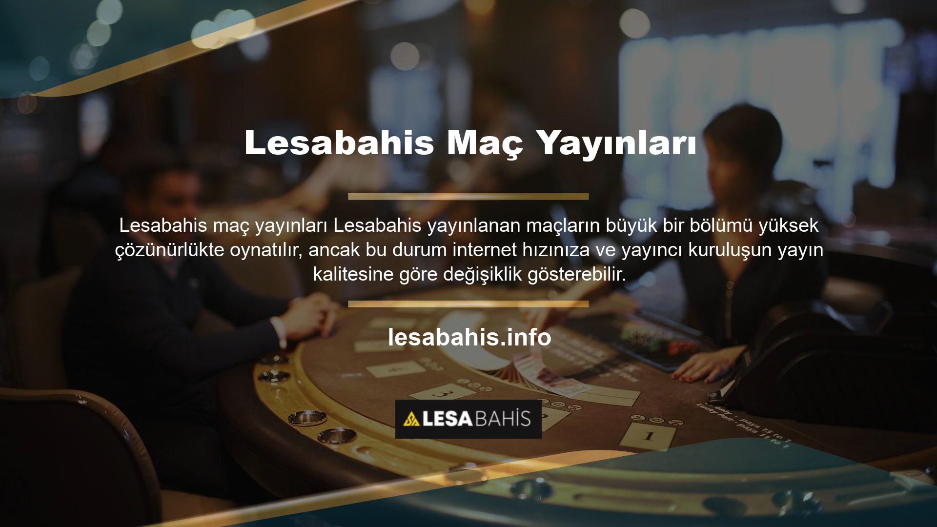 Lesabahis herkese açık, ücretsiz hizmeti Lesabahis ile dilediğiniz maçı keyifle ve tamamen ücretsiz izleyebilirsiniz! Bu harika servise ulaşmak için öncelikle Lesabahis giriş yapmanız yeterli